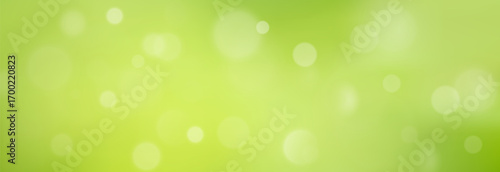  Green Summer Backdrop with Soft Blur and Light Effect. Fresh Natural Abstract Overlay with Glowing Circles and Sunlight Particles for Seasonal or Eco Design Projects	