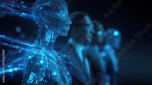 A man stands in the center of a circle of people