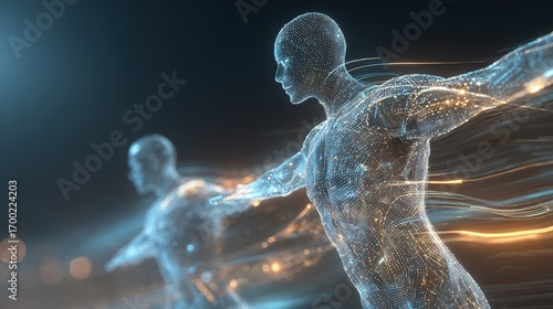 A man stands in the center of a circle of people