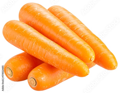 Fresh, vibrant carrots