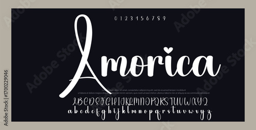
Hand drawn calligraphic vector monoline font. Distress signature letters. Modern script calligraphy type. ABC typography latin signature alphabet. 