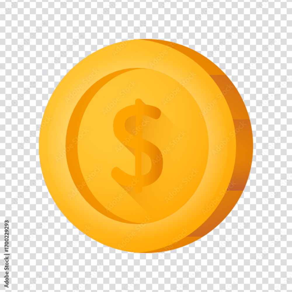 Obraz premium Coin Money Icon