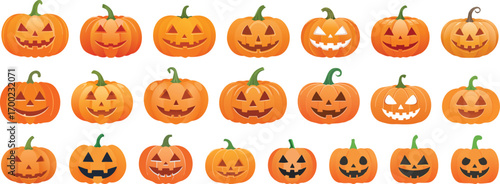 Halloween pumpkin evil, spooky, horror, smiling,  faces, expression, element, smiley, scared, screaming, spirit, teeth, fear, orange, 