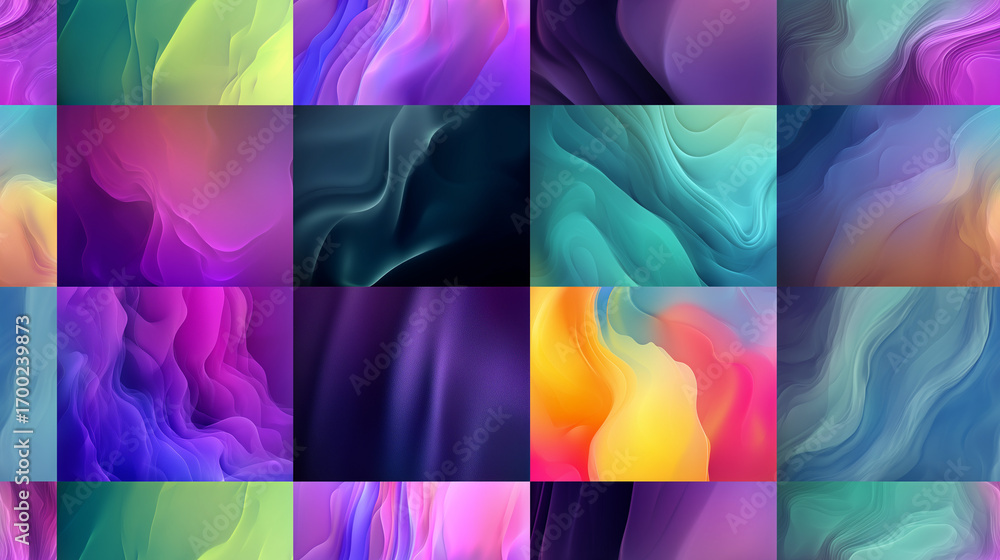 Obraz premium Abstrakcyjne tło w wielokolorowej kompozycji – nowoczesny design