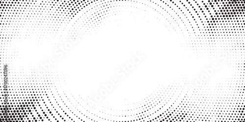 Halftone background vector, abstract backdrop design with two tone pattern and copy space for edit your content	