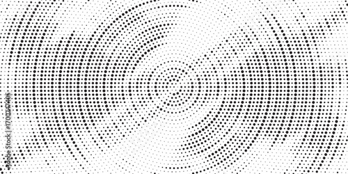 Halftone background vector, abstract backdrop design with two tone pattern and copy space for edit your content	