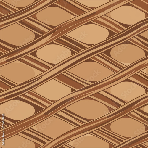 Seamless vector pattern of a lattice crust pie with a traditional design, patern seamless, royalty stock.