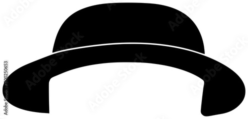 summer illustration sun silhouette hat logo vacation icon travel outline beach holiday woman sea tropical fashion collection protection sunglasses shape suntan vector graphic background