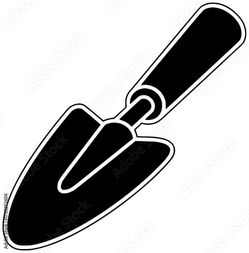 farmer illustration gardening silhouette green logo nature icon spring outline trowel agriculture growing farm worker plant hobby gardener growth shape women vector graphic background