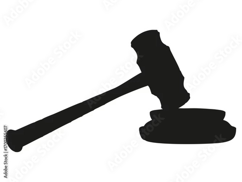 Justice Gavel Silhouette.eps