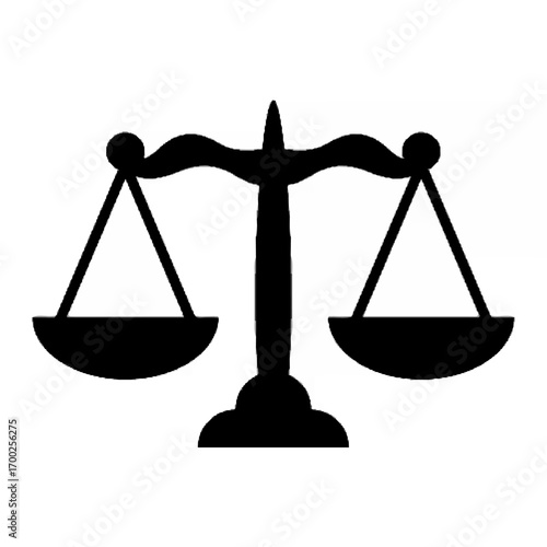 Justice Scale Icon Vector.eps