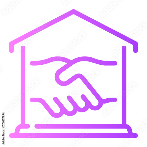 agreement gradient icon