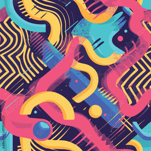 abstract colorful background with circles