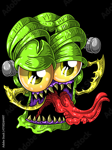 Freaky Tongue Ghoul – Mutant Cartoon Monster