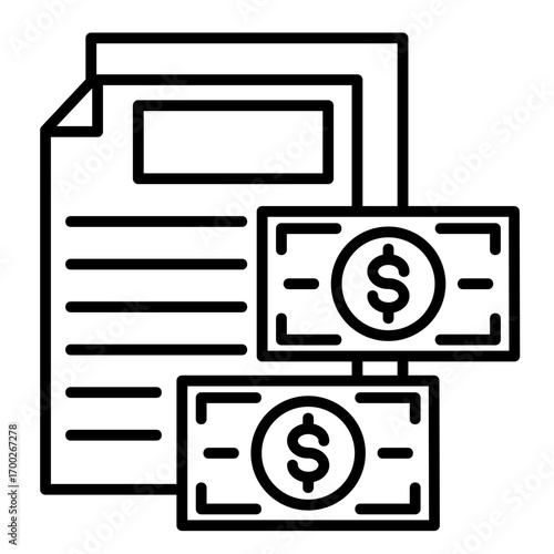 Accounting  Icon Element For Design	