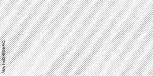 Geometric diagonal oblique vector curve gradient black and white graphic stripe line. Repeated fine diagonal lines Thin slash line stripes diagonal vector elegant background	