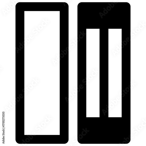 Chewing gum. Outlined stroke vector icon with black-filled details.