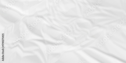 White crumpled ragged paper texture. white crumpled paper texture sheet background. Wrinkled paper texture.	
