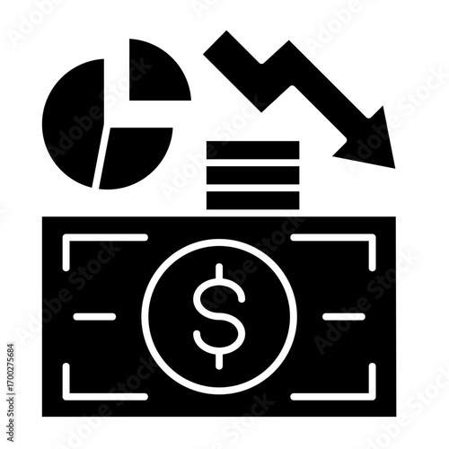 Debt  Icon Element For Design	