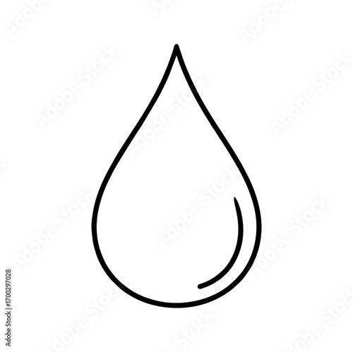 Water drop icon vector