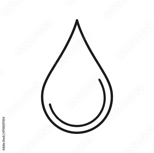 Water drop icon vector