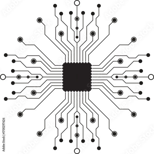  abstract technology design elements electronic circuit board