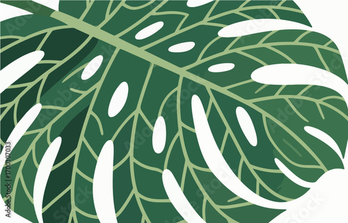 Plant close-up vector image