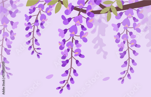 Plant close-up vector image