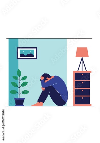 Illustrating the profound impact of mental health struggles and inner turmoil