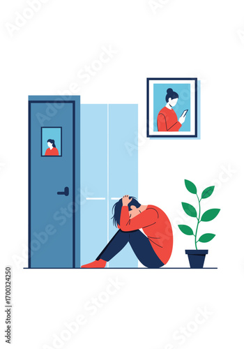 Depression anxiety mental health problems and isolation during pandemic lockdown