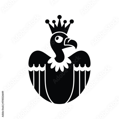  Pred Illustration Animal Kingdomatory Bird Art Vulture Line Icon Art