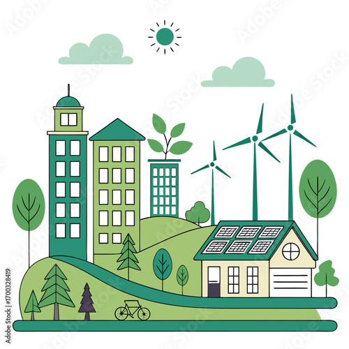 green city landscape