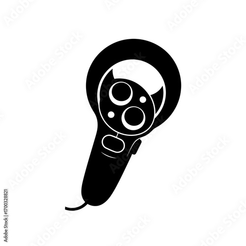 Handheld Security Scanner with a Cat Face Icon