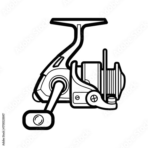 Fishing Reel Design Illustration