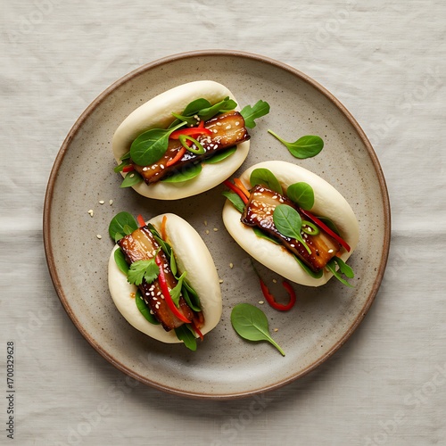 Glazed Pork Belly Bao Buns: A Culinary Delight