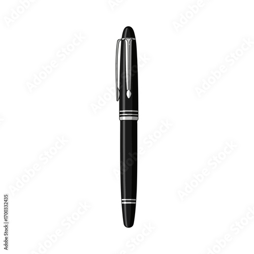 
Ballpoint pen vector illustration design