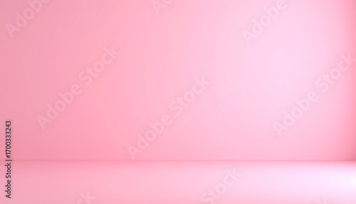 Empty, pastel pink studio
