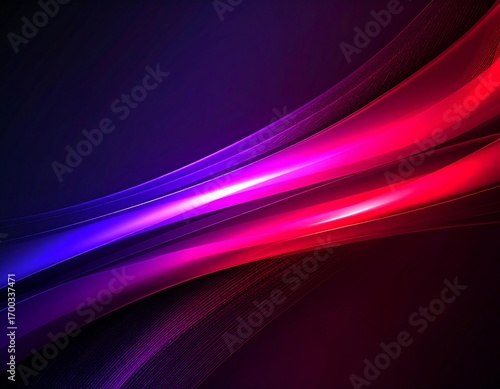 Red Blue Abstract Wave Light Background