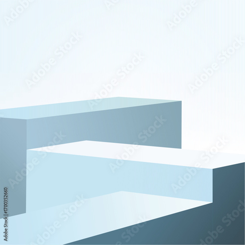 product display blue background