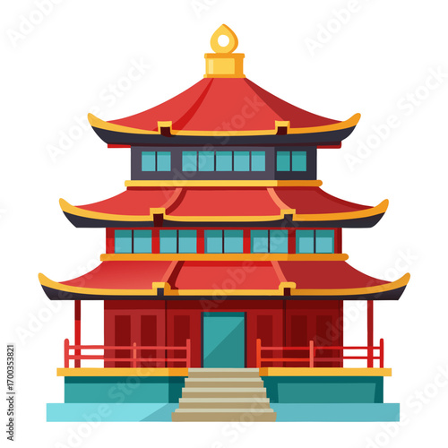 Realistic Pagoda House
