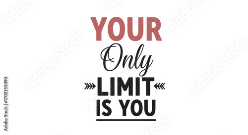 Inspirational quote about self-belief and overcoming challenges, promoting personal growth.