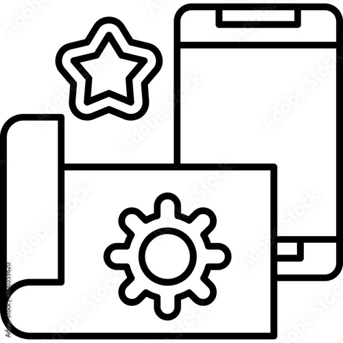 App Prototyping Tools Icon