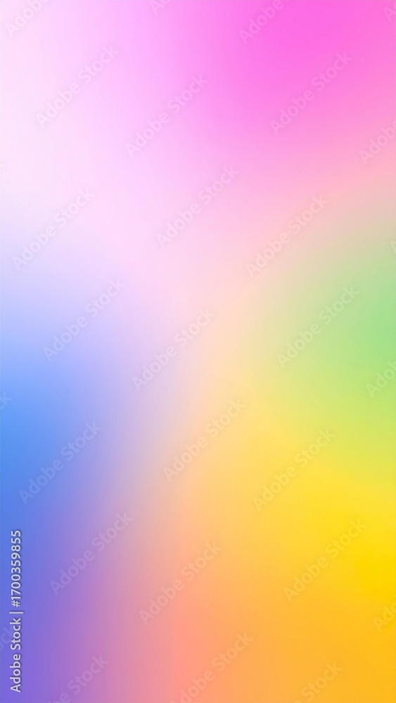 Obraz premium Pastel Rainbow Gradient Background