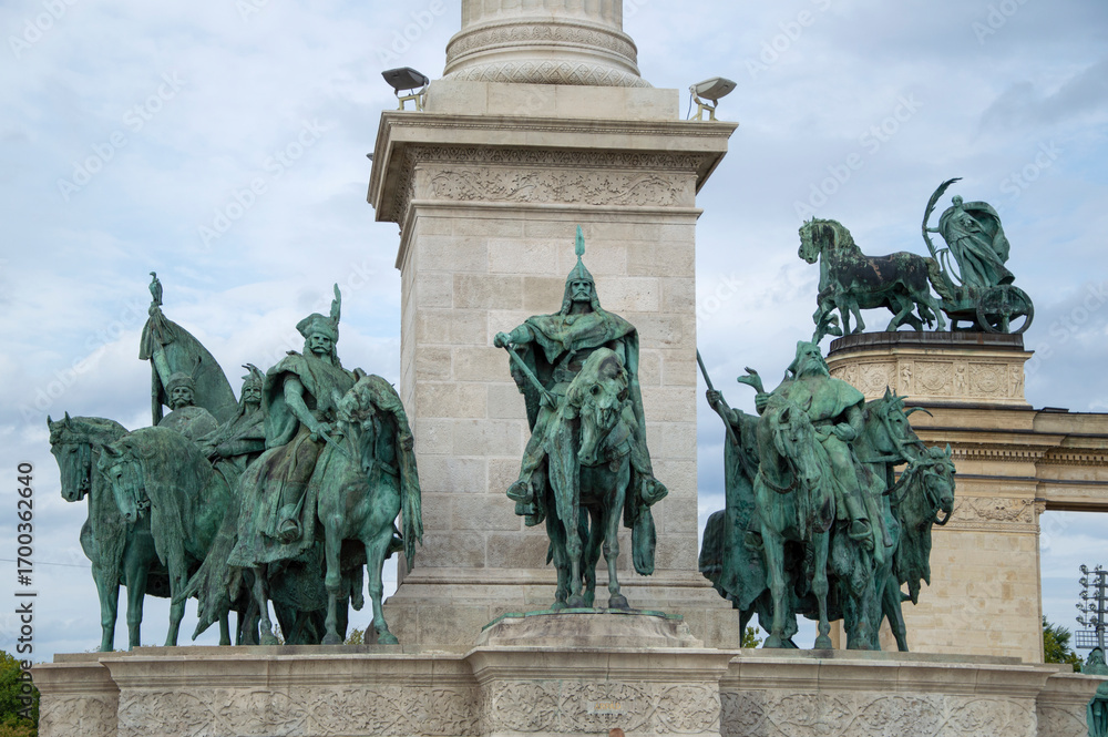 Obraz premium Heroes' Square in Budapest