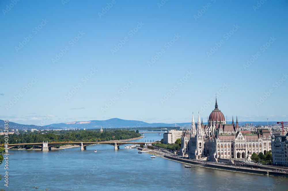 Naklejka premium hungarian parliament in budapest