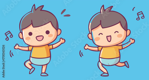 Dancing Twins, Playful Siblings, Sibling Fun, Twin Characters, Cartoon Dance, Happy Twins, Animated Siblings, Dance Party, Brother and Sister, Cartoon Family, Sibling Joy, Dancing Kids, Playful Dance,