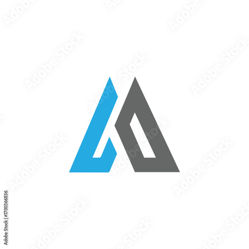 Free Download LD, DL Abstract Letters Logo Monogram template - GFXLoad