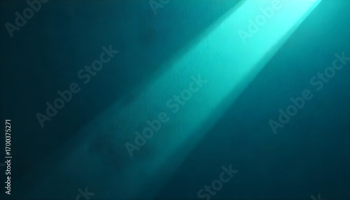 Teal Light Rays Underwater Background blue deep