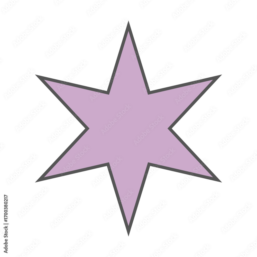 Fototapeta premium Pastel Gradient Star 30