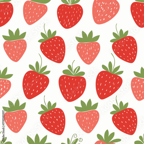 Hand Drawn Strawberry Vector Illustration